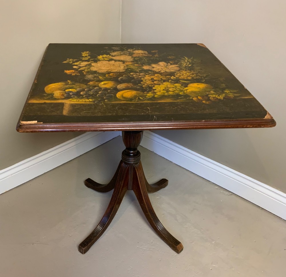 A late19th century mahogany based occasional table View V