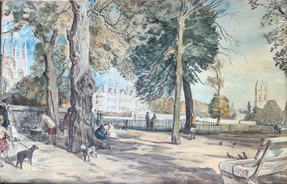 Watercolour painting by Michael Brockway View II