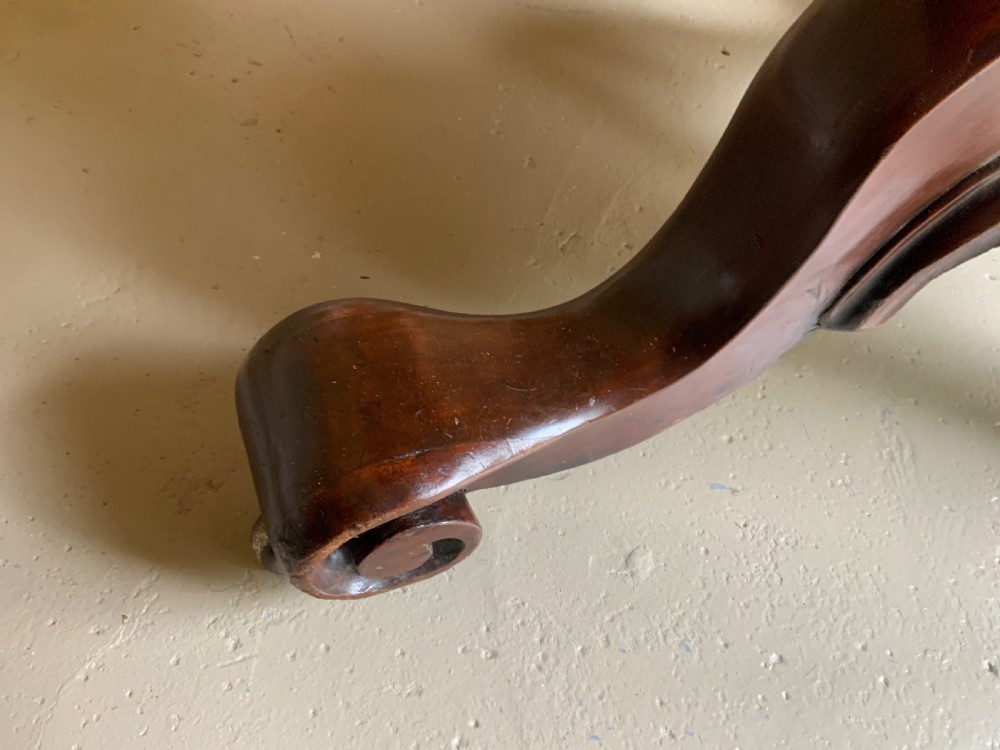 A mahogany based centre table with paint effect top View XVI
