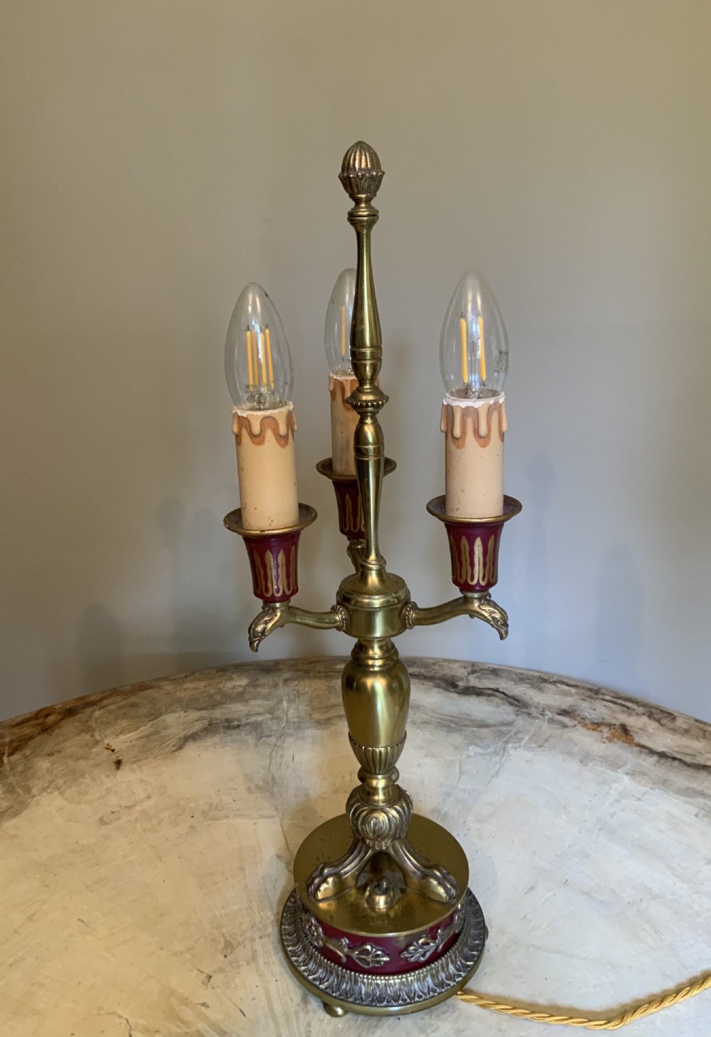 A toleware table lamp View II