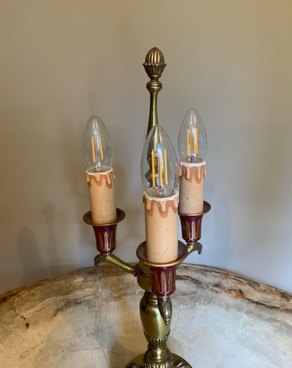 A toleware table lamp View V