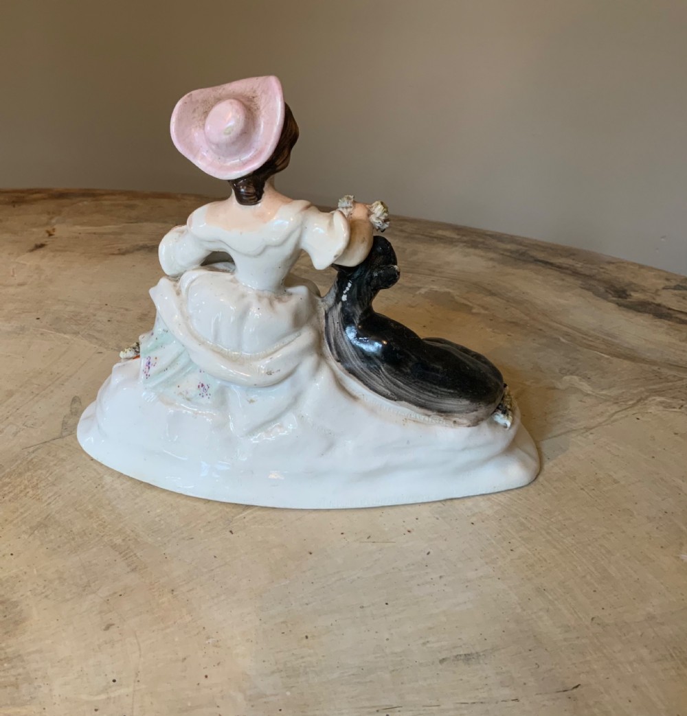 An English pottery figurative group View III