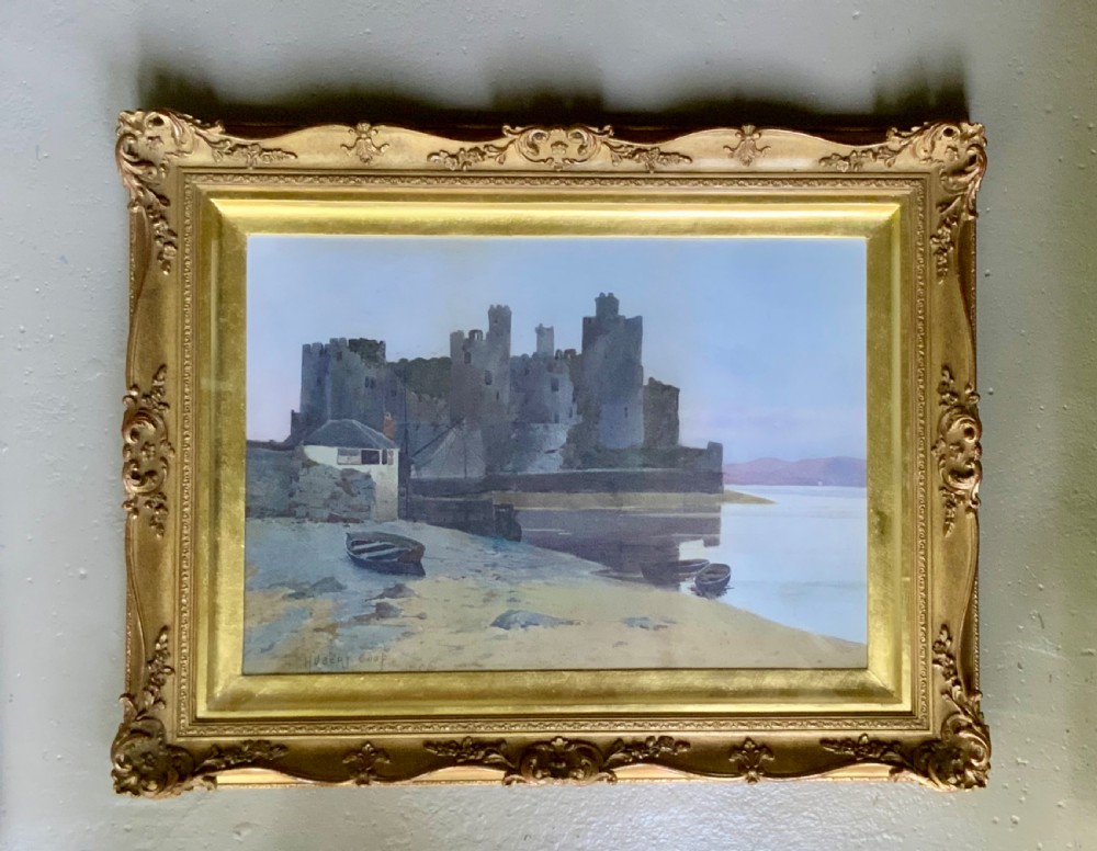 A watercolour by Hubert Coop