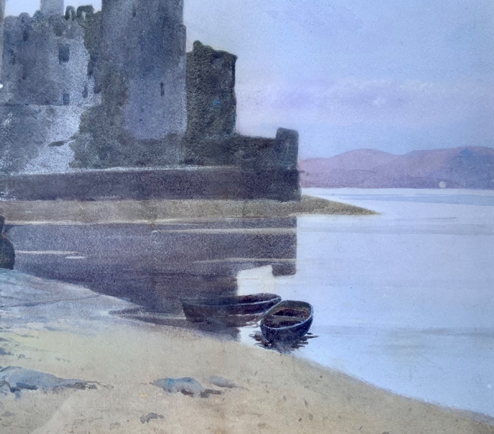 A watercolour by Hubert Coop View VII