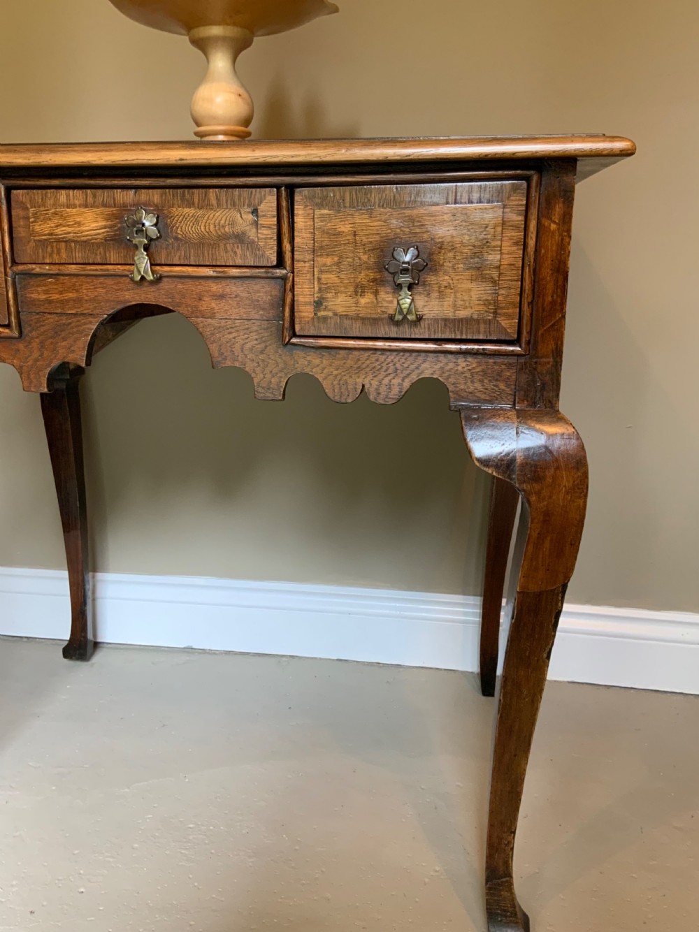 Georgian oak side table View III