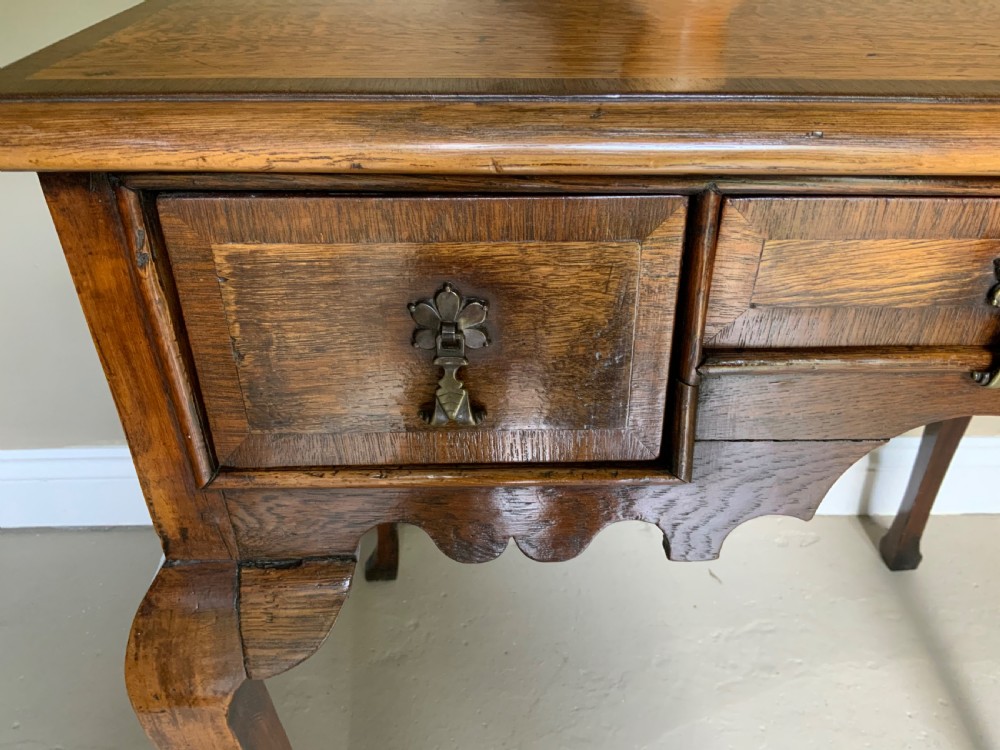 Georgian oak side table View IV