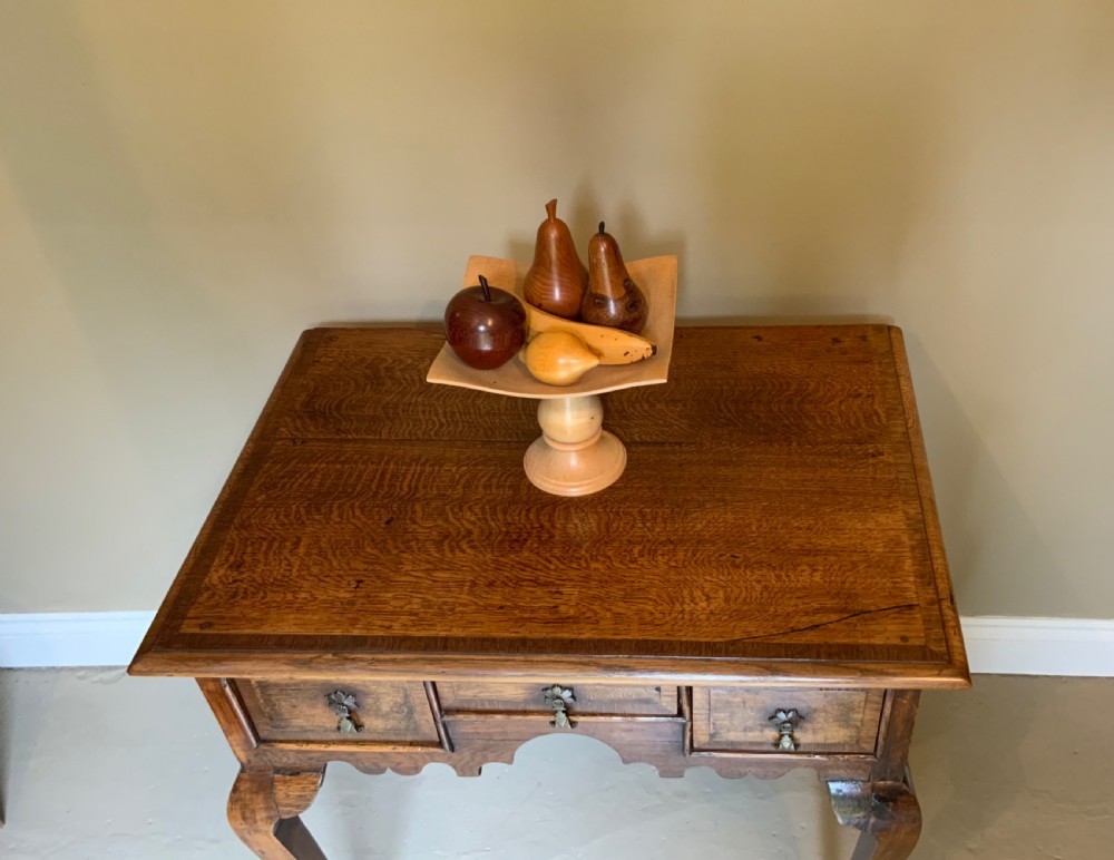 Georgian oak side table View V