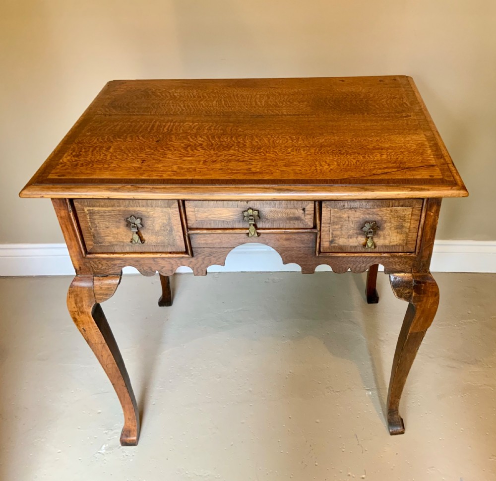 Georgian oak side table View VI