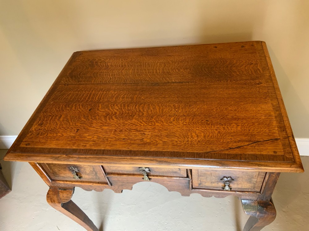 Georgian oak side table View VII