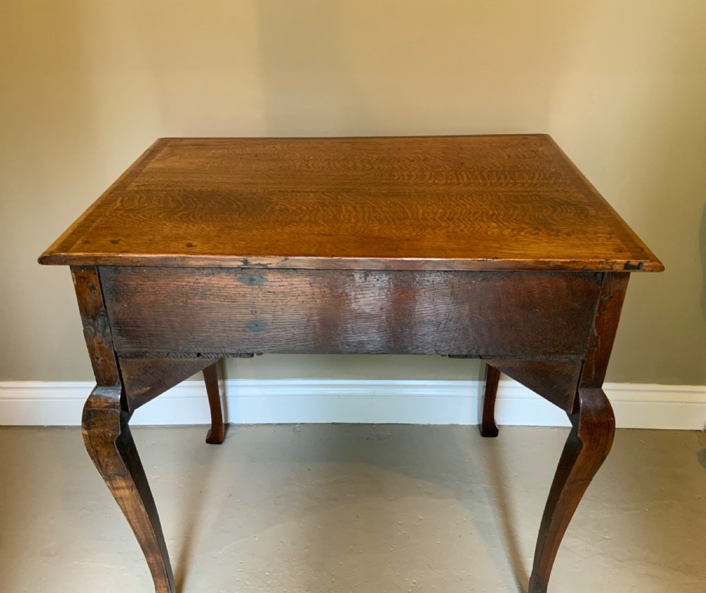 Georgian oak side table View VIII