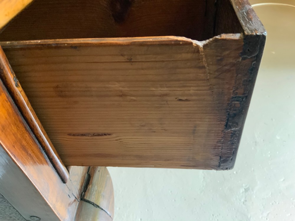 Georgian oak side table View IX