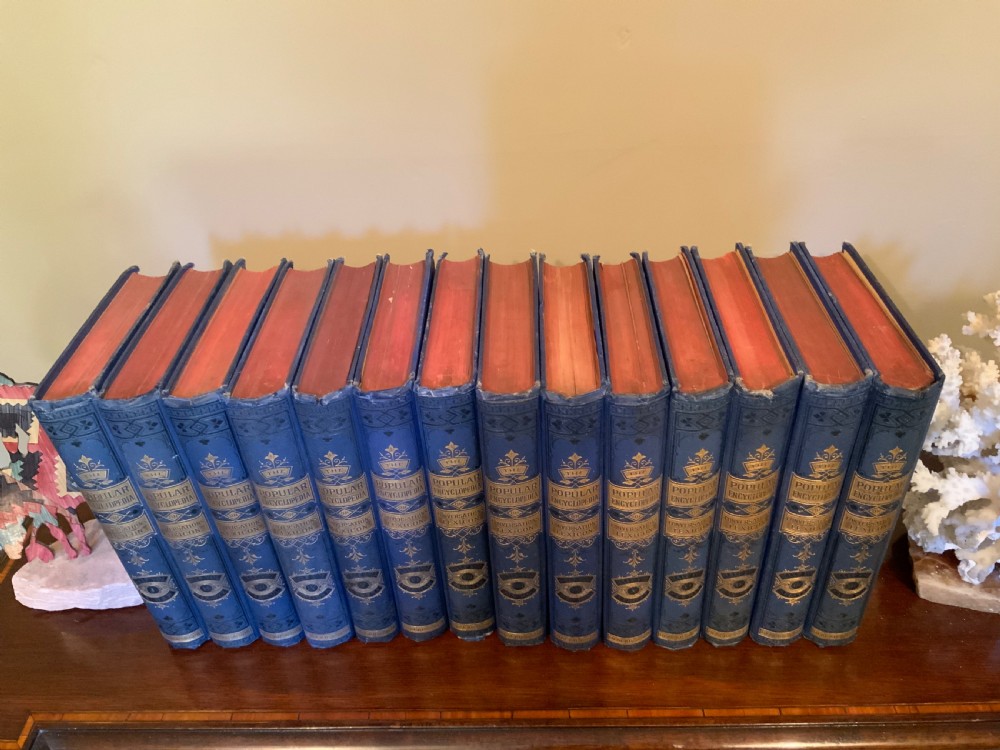 Complete 19th century 14 volume encyclopaedia  View II