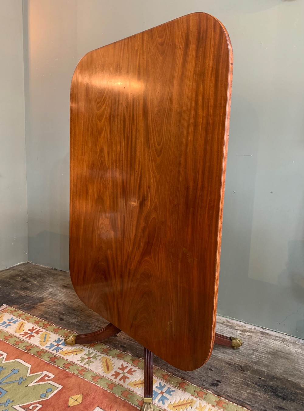 A Regency mahogany breakfast table