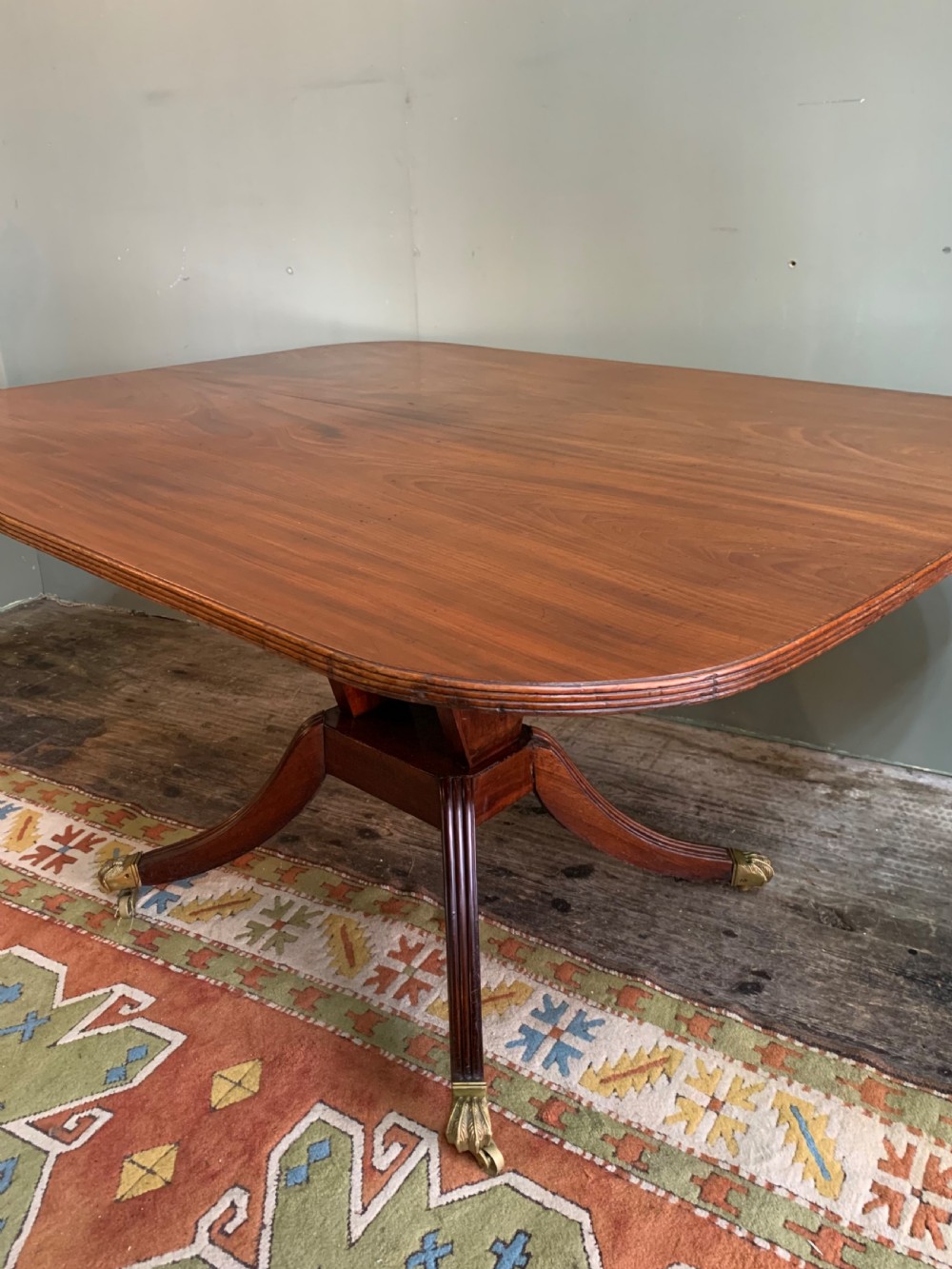 A Regency mahogany breakfast table View VIII