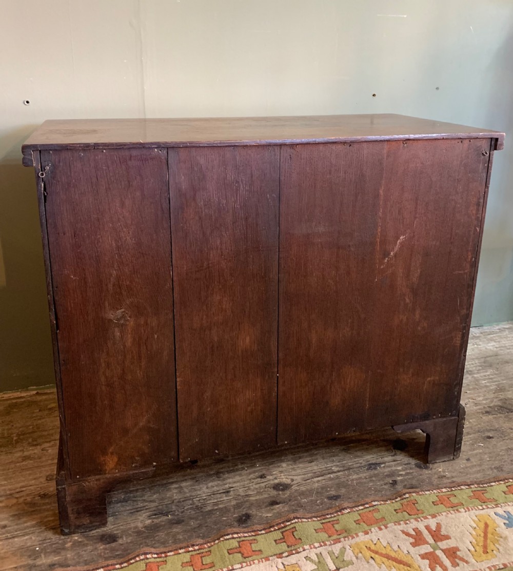 Georgian oak chest drawers with brushing slide View VIII