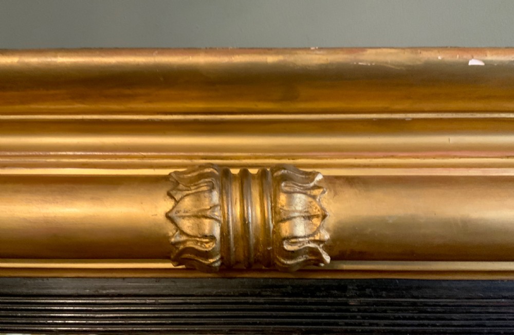 Regency period gilt-wood overmantle mirror View II