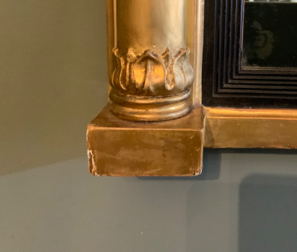 Regency period gilt-wood overmantle mirror View IV