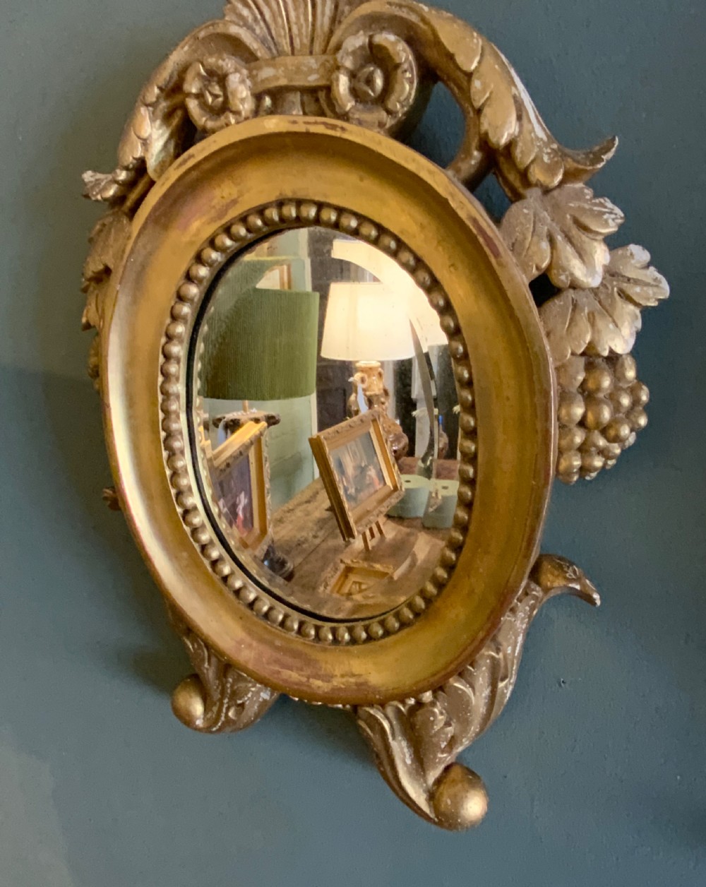 Small Pair of Regency wall mirrors View VI
