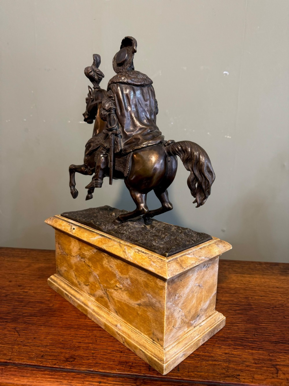 Pair of bronze equestrian figures View VII