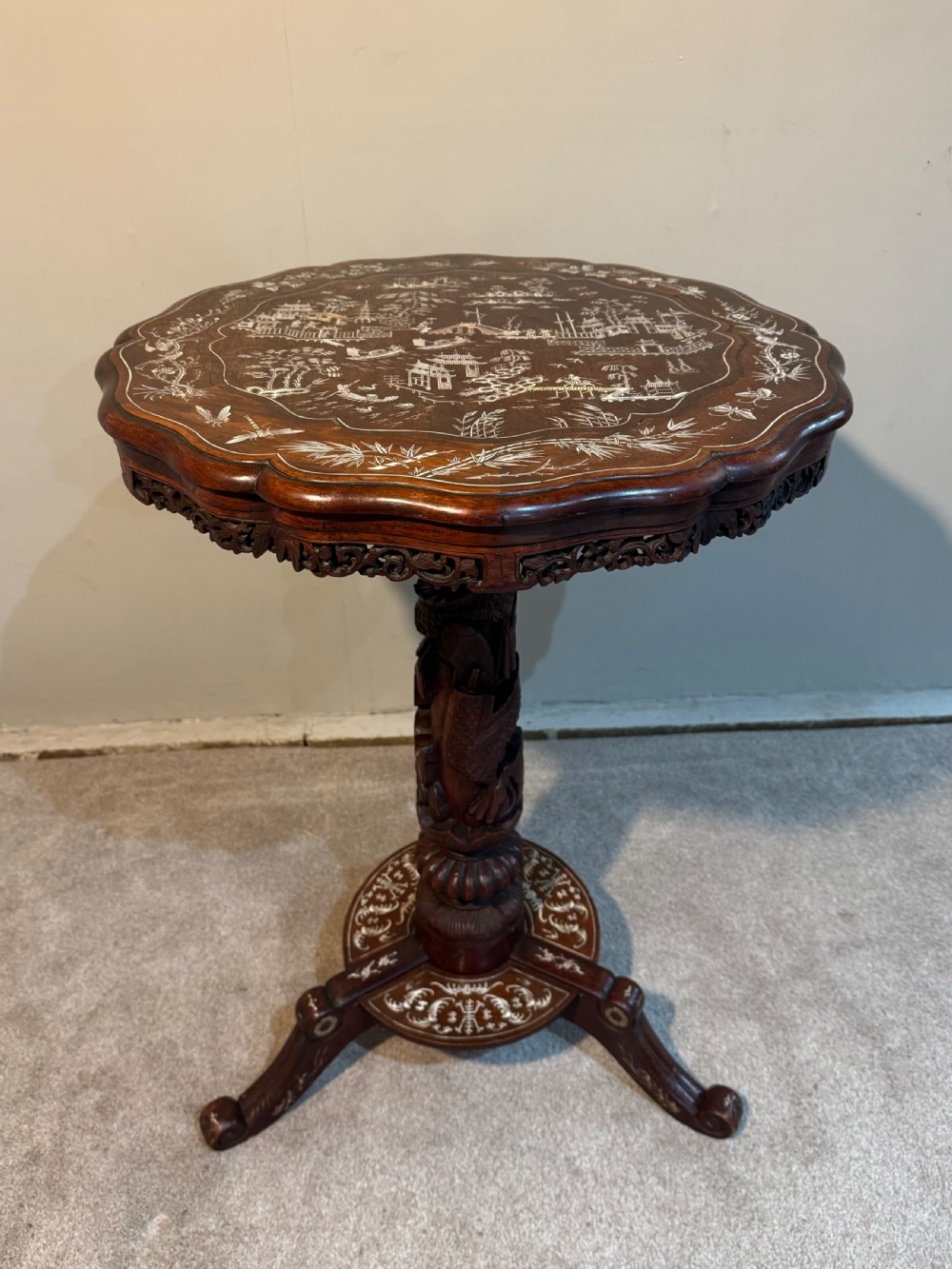 A fine quality Chinese occasional table
