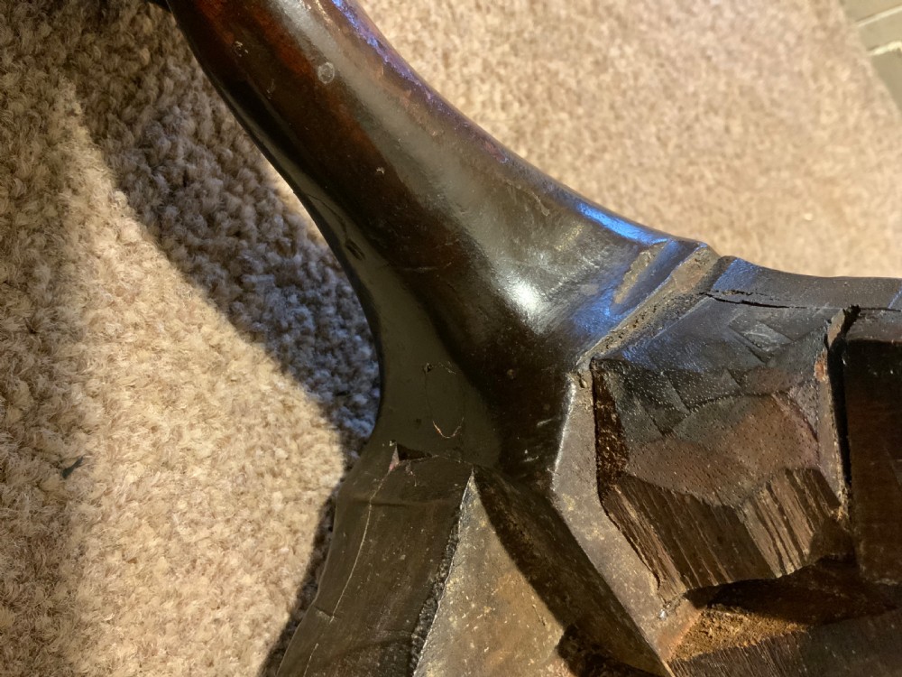 An 18th century child’s mahogany chair View X