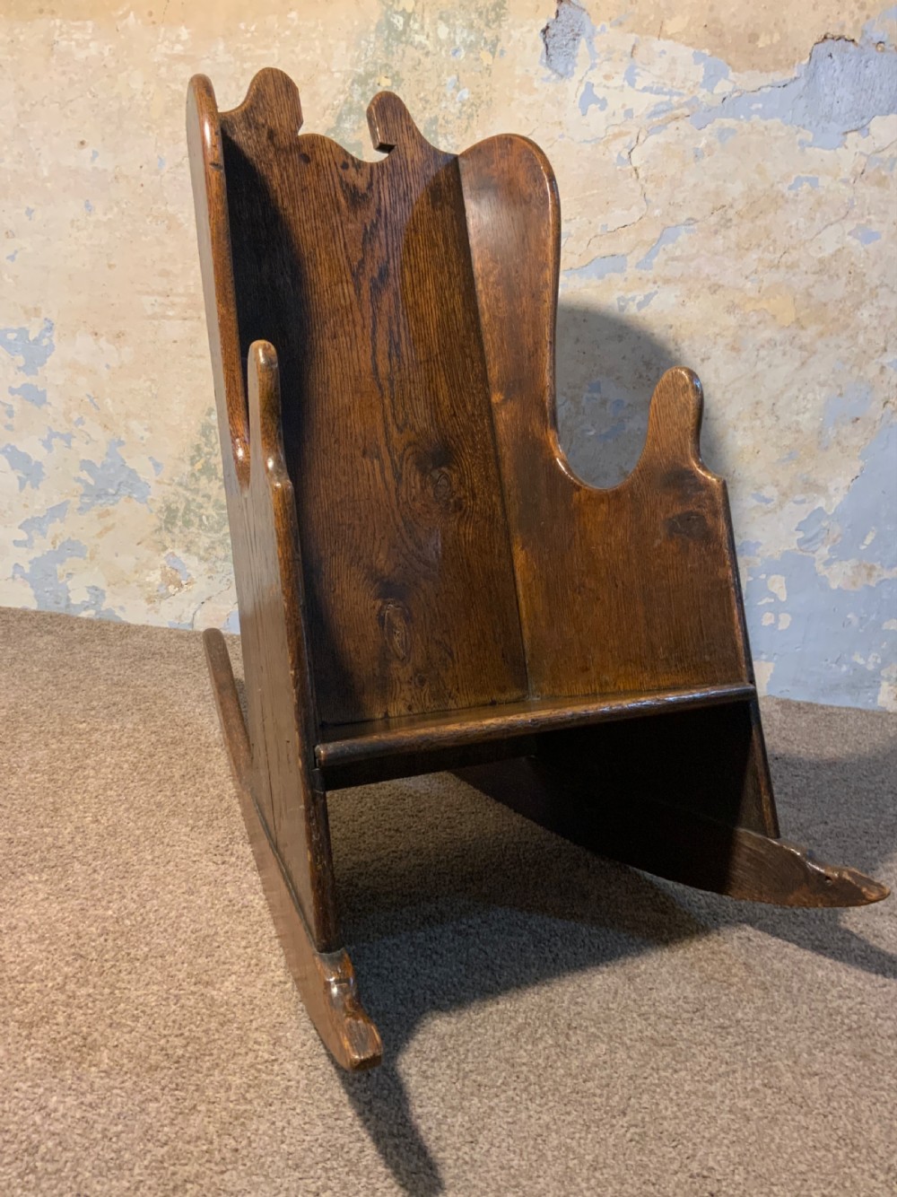 An 18th century child’s rocking chair