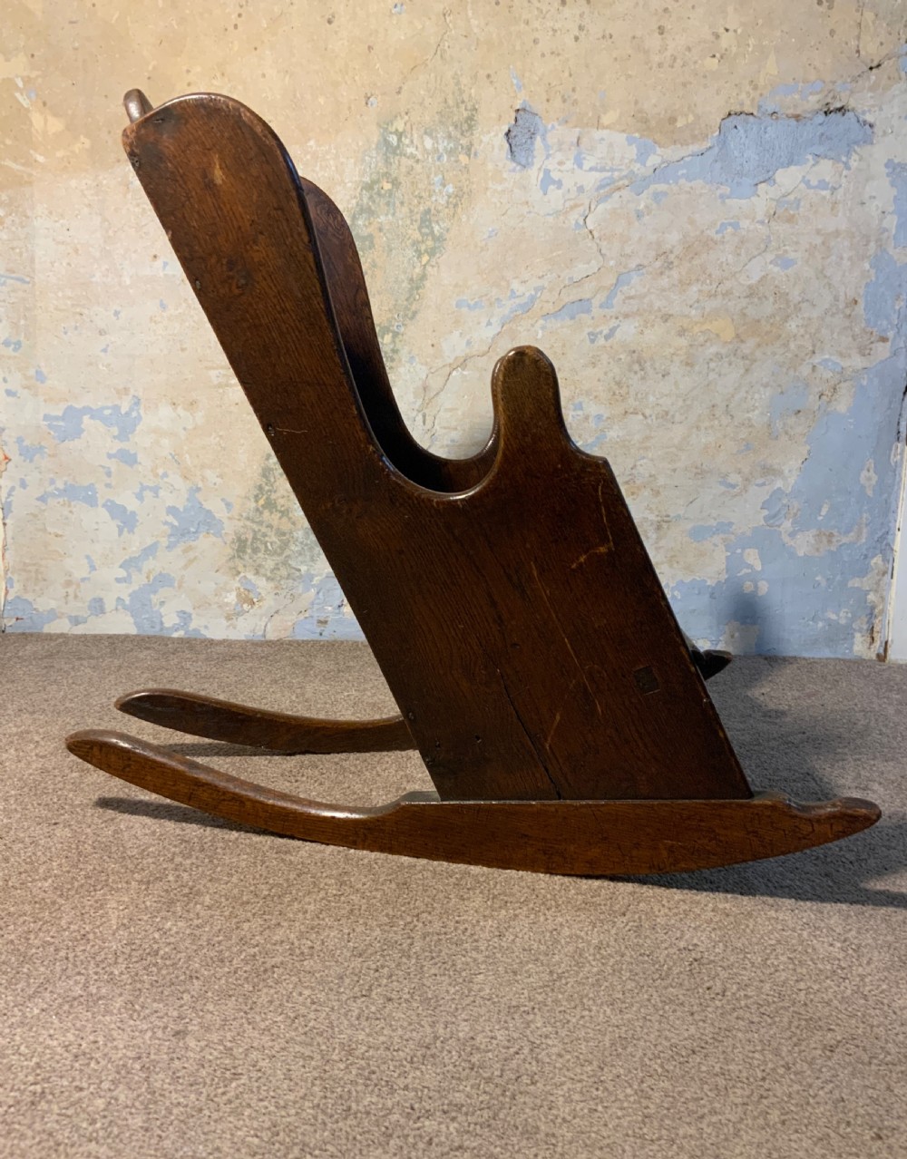 An 18th century child’s rocking chair View II