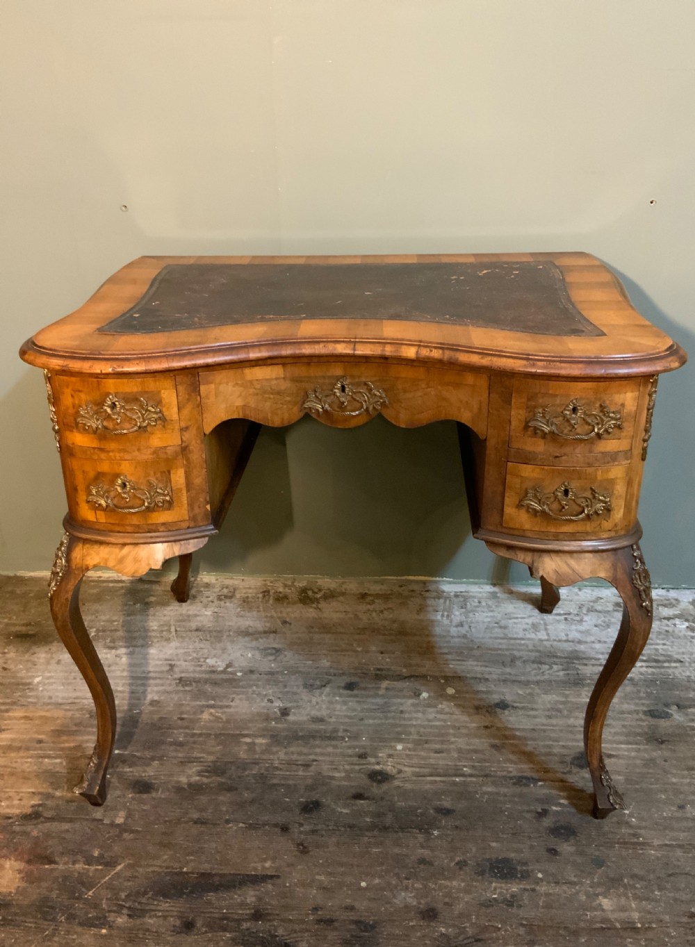 A walnut writing table View II