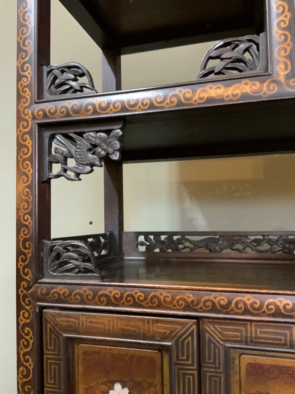 A Japanese Shibayama cabinet View VII