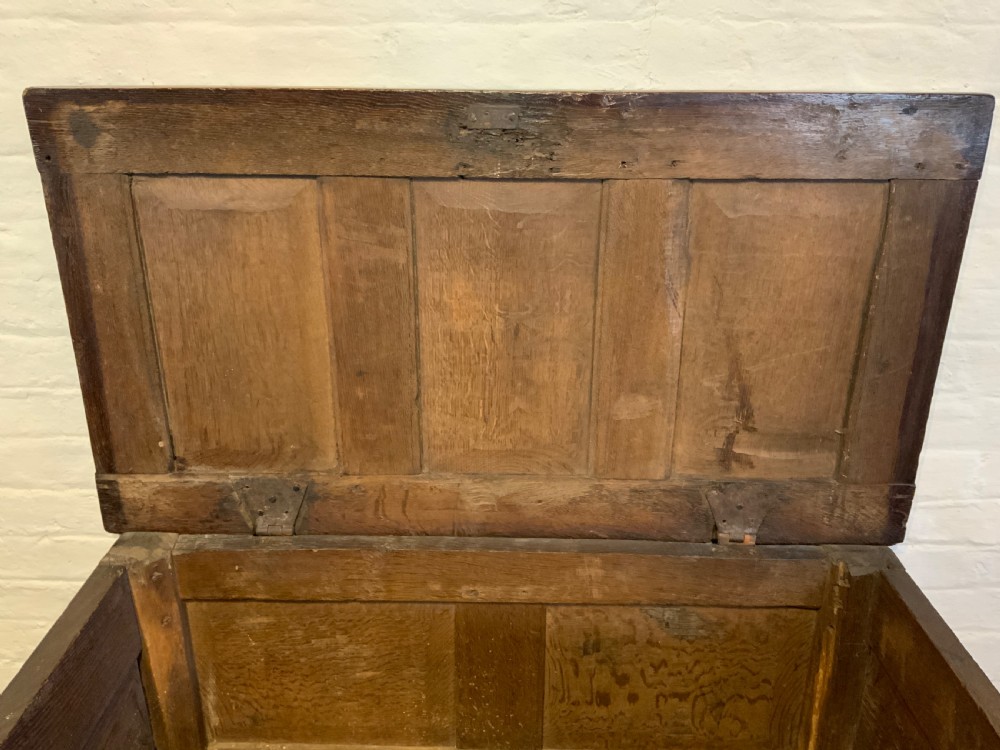 A small James I period oak coffer View V