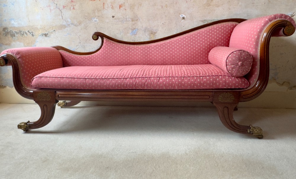 A regency rosewood chaise