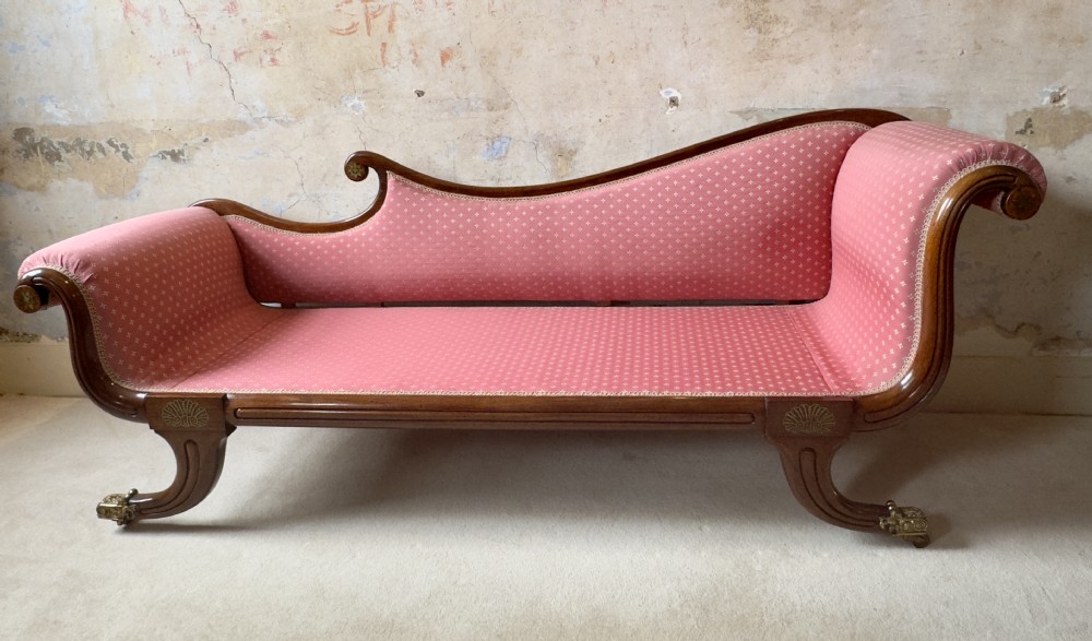 A regency rosewood chaise View VII
