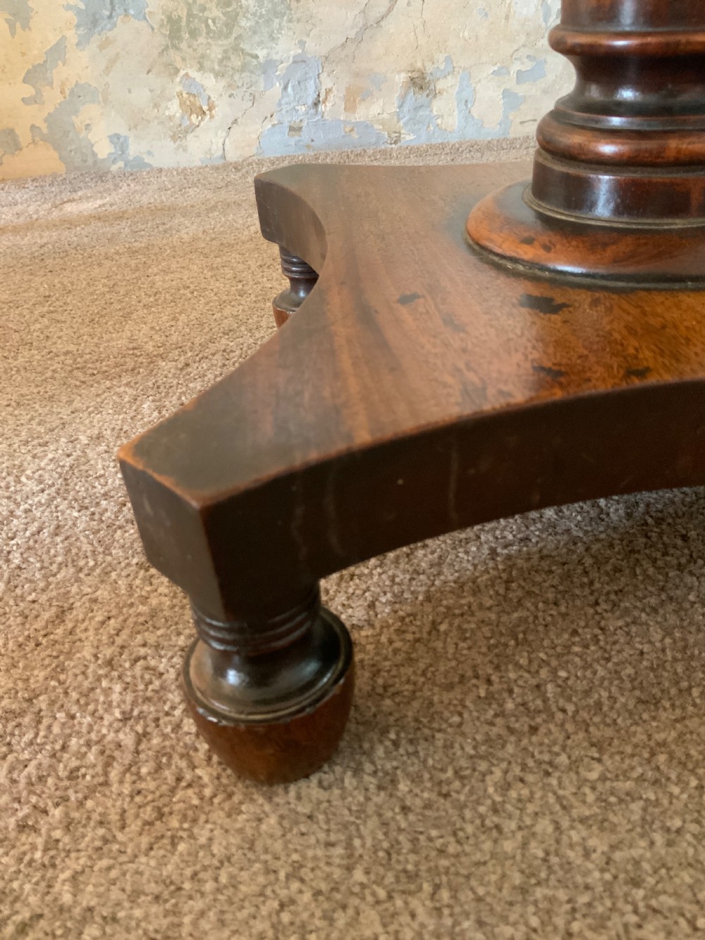 An early 19th century mahogany lamp table View IV