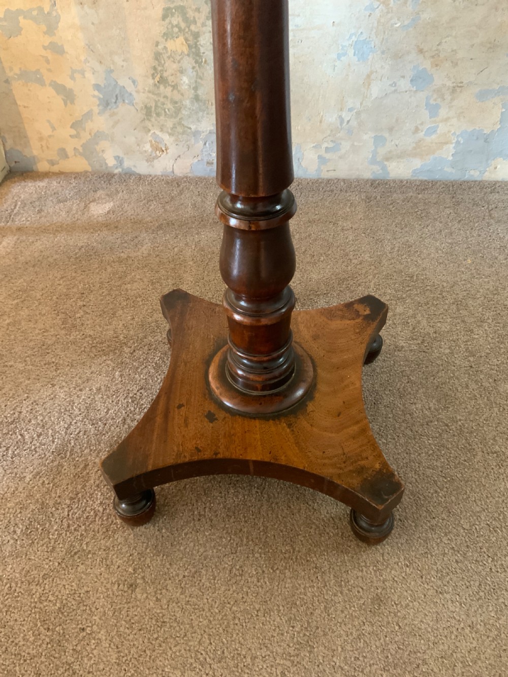 An early 19th century mahogany lamp table View V