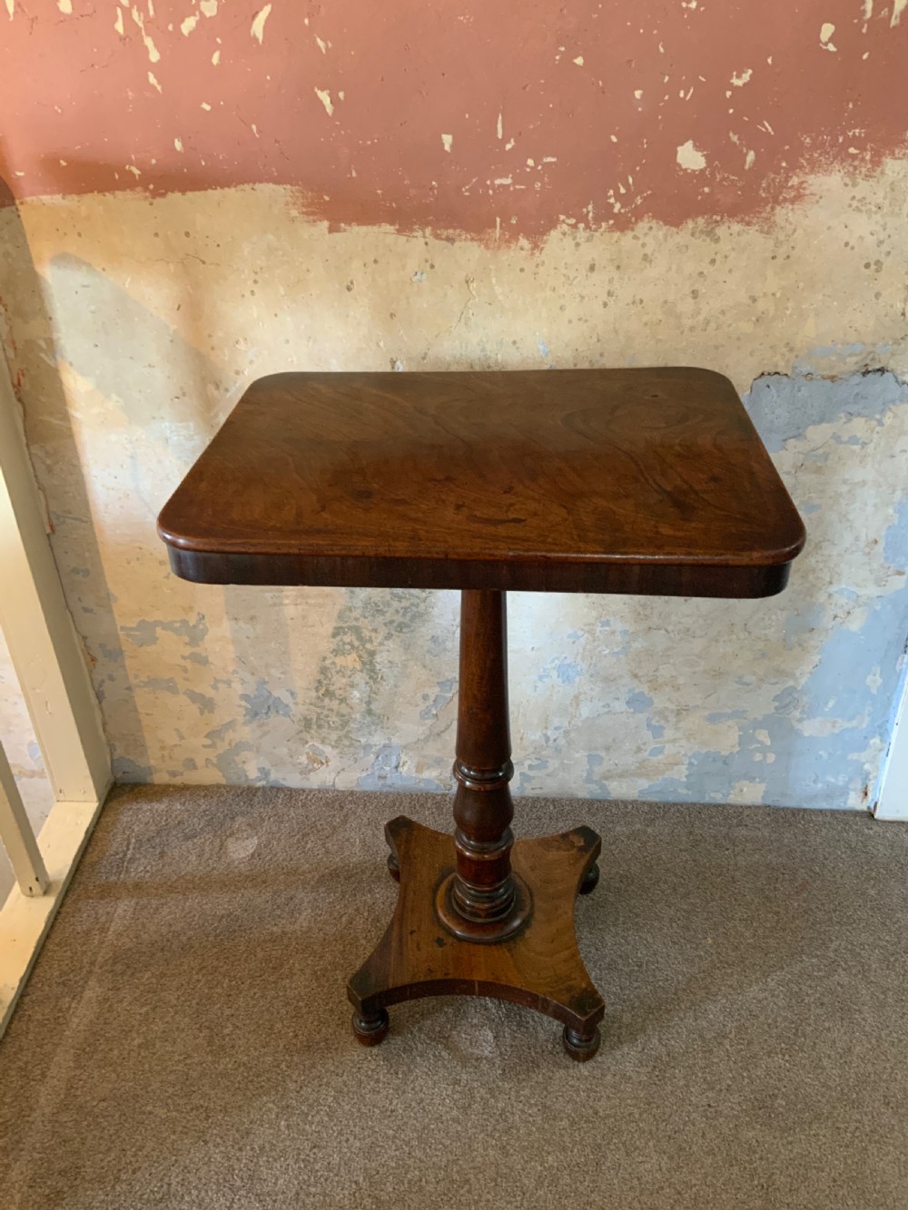An early 19th century mahogany lamp table View VII