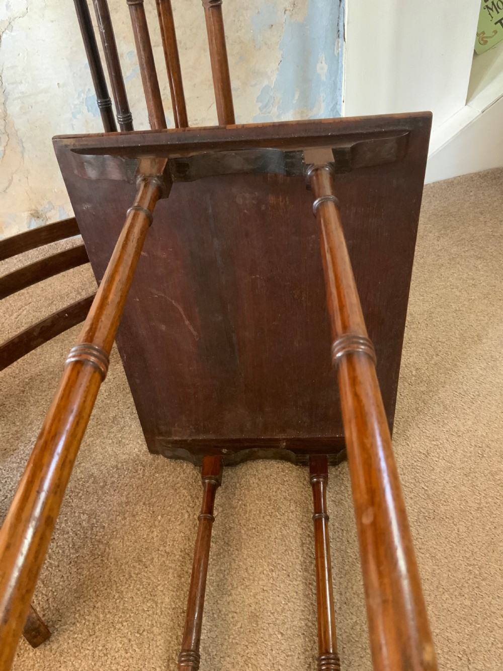 Nest of four Regency rosewood tables View VIII