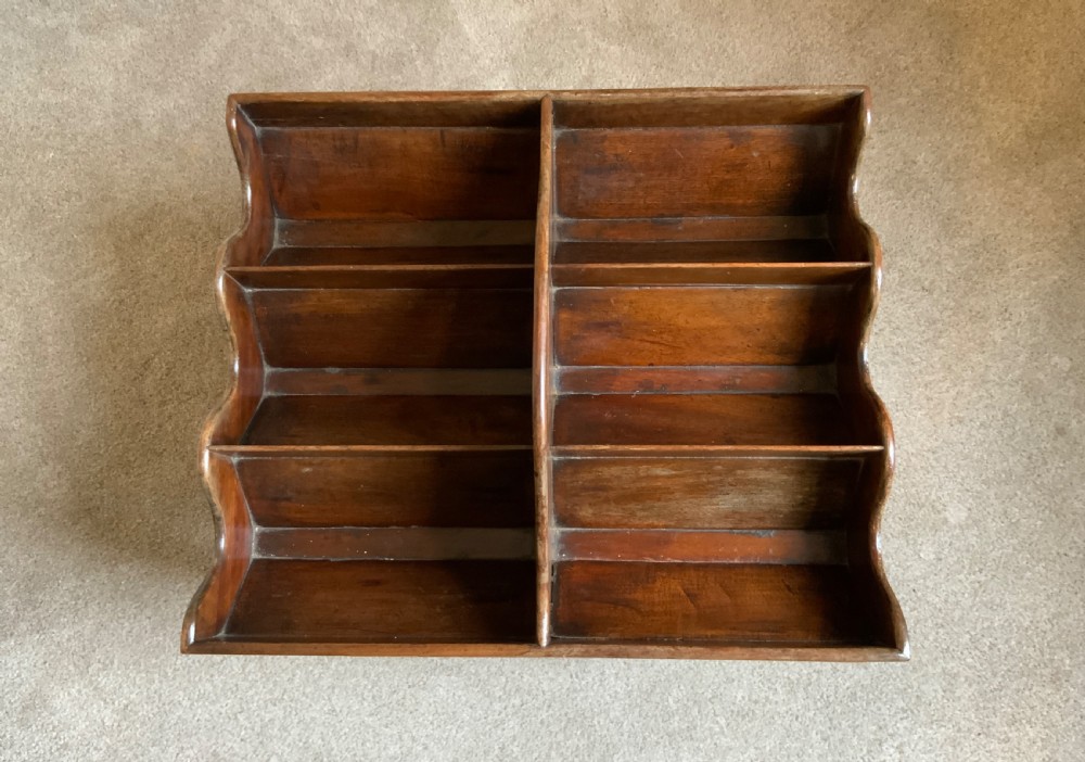 A Georgian mahogany wine bottle carrier View III