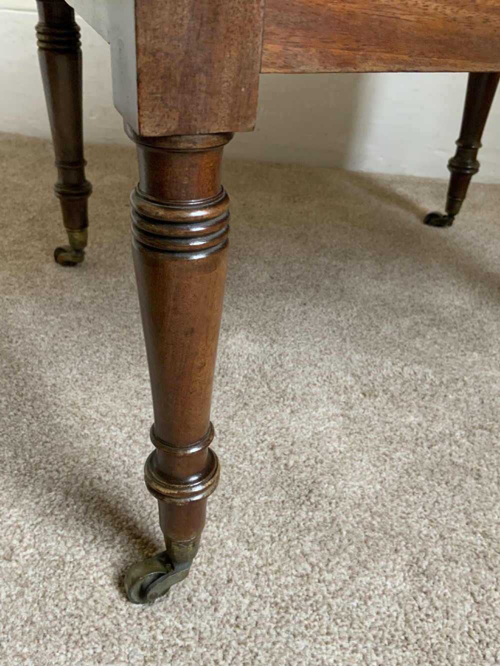 A Georgian mahogany wine bottle carrier View V