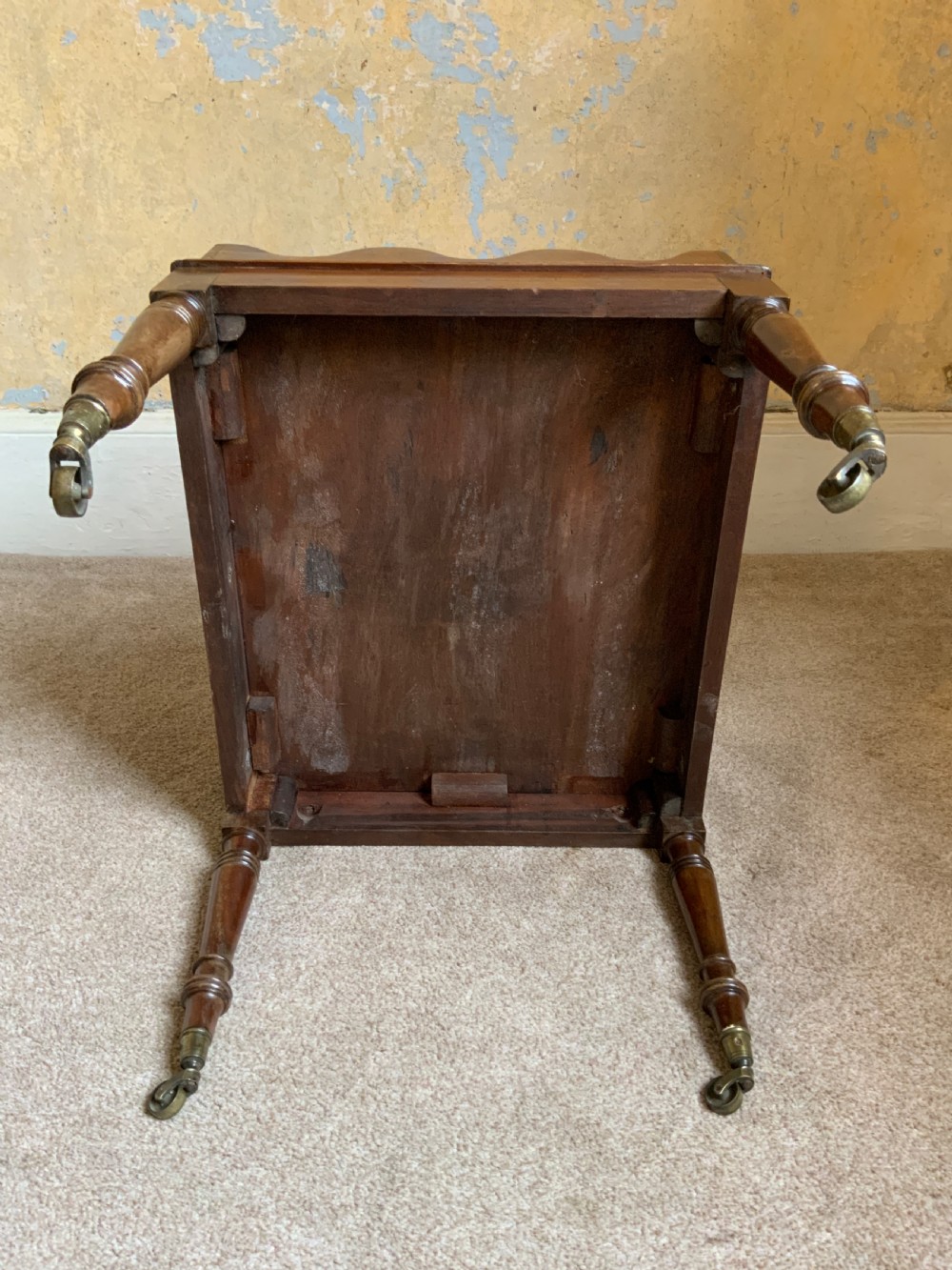 A Georgian mahogany wine bottle carrier View VII