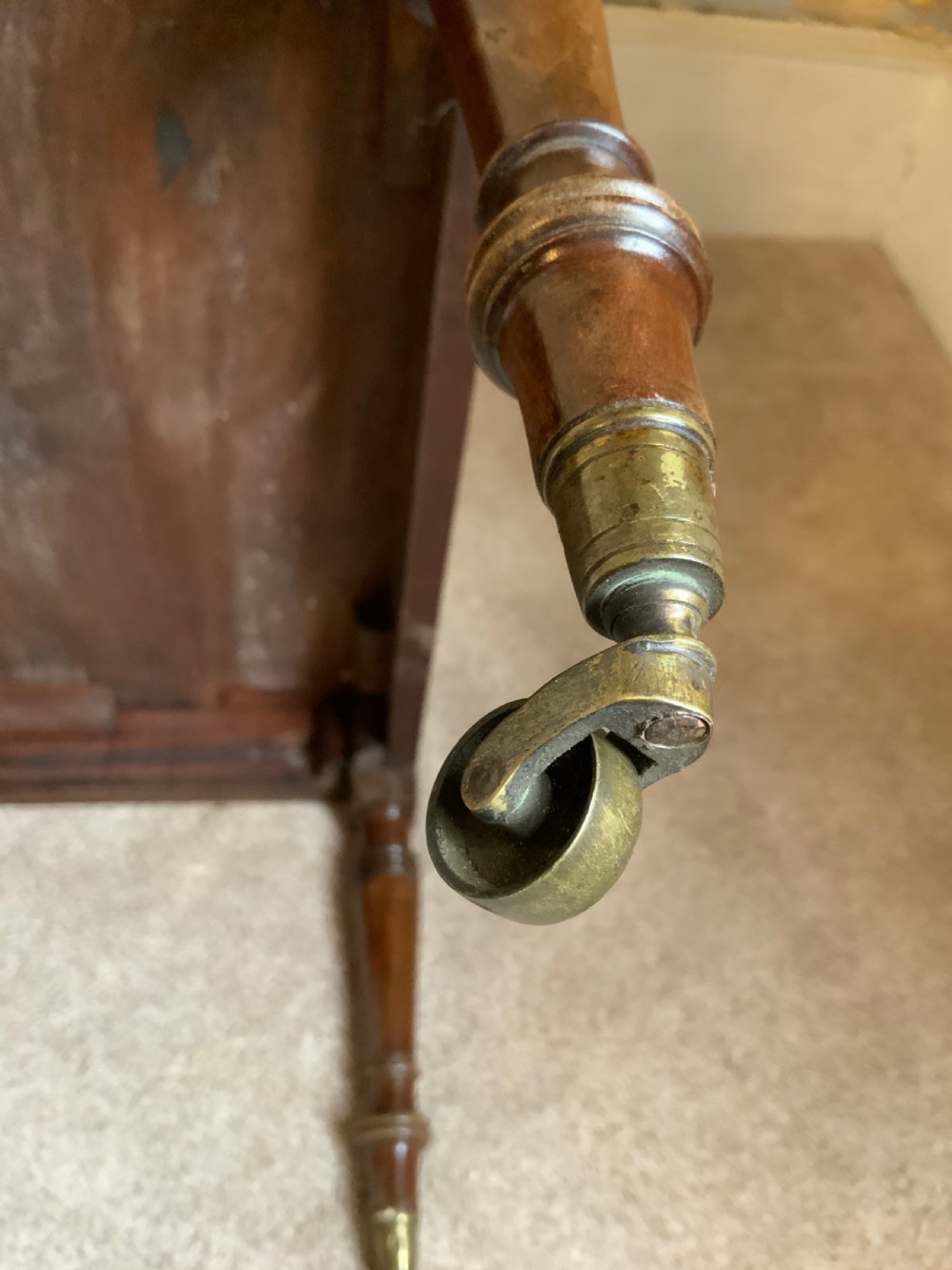 A Georgian mahogany wine bottle carrier View VIII