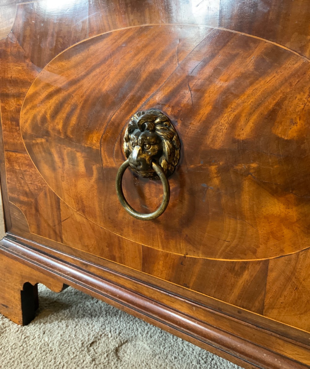A Georgian mahogany tray top commode View VIII