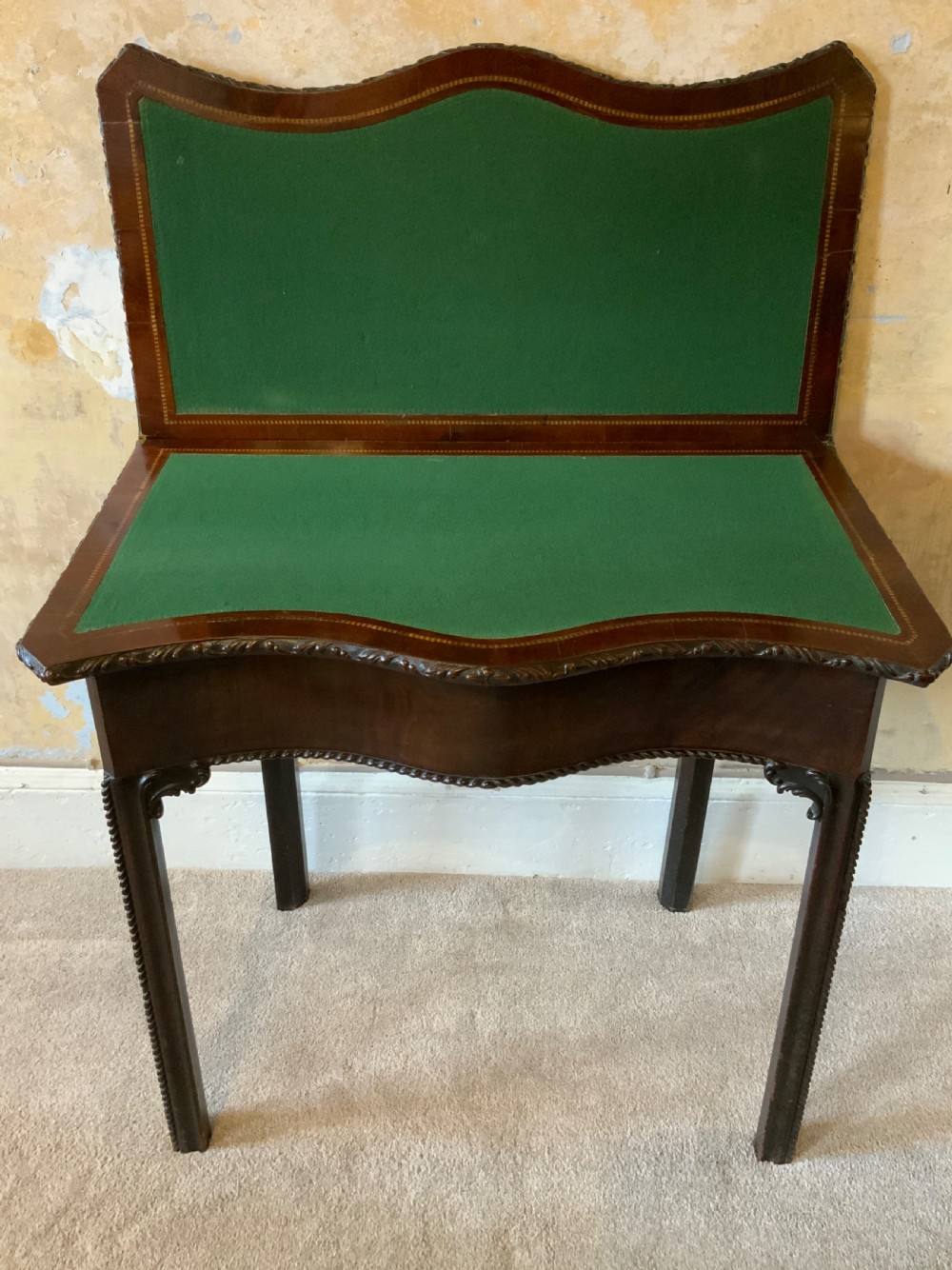 A Chippendale period games table