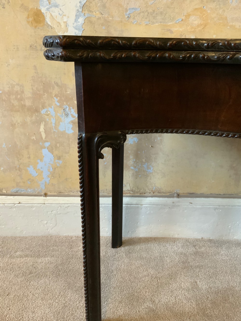 A Chippendale period games table View IV