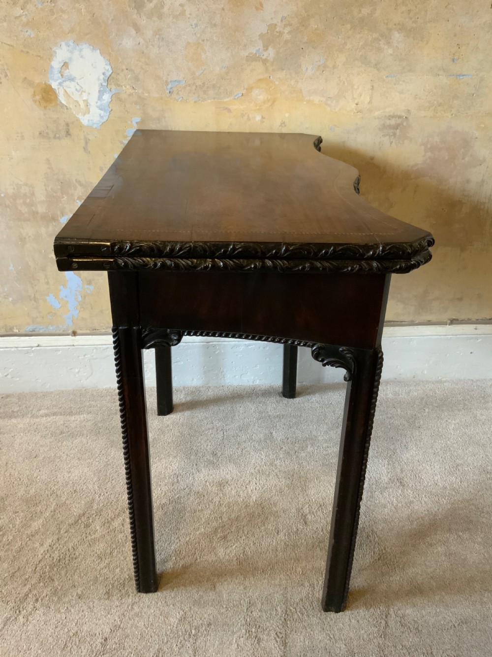 A Chippendale period games table View VII