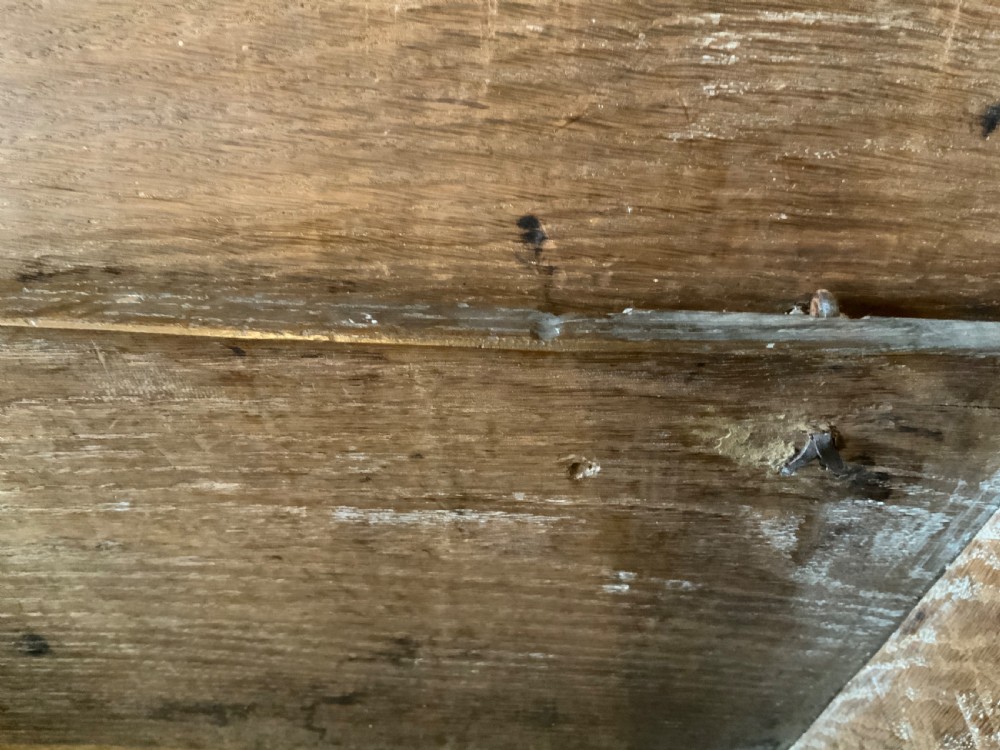 Late 17th century Six plank oak coffer View IV
