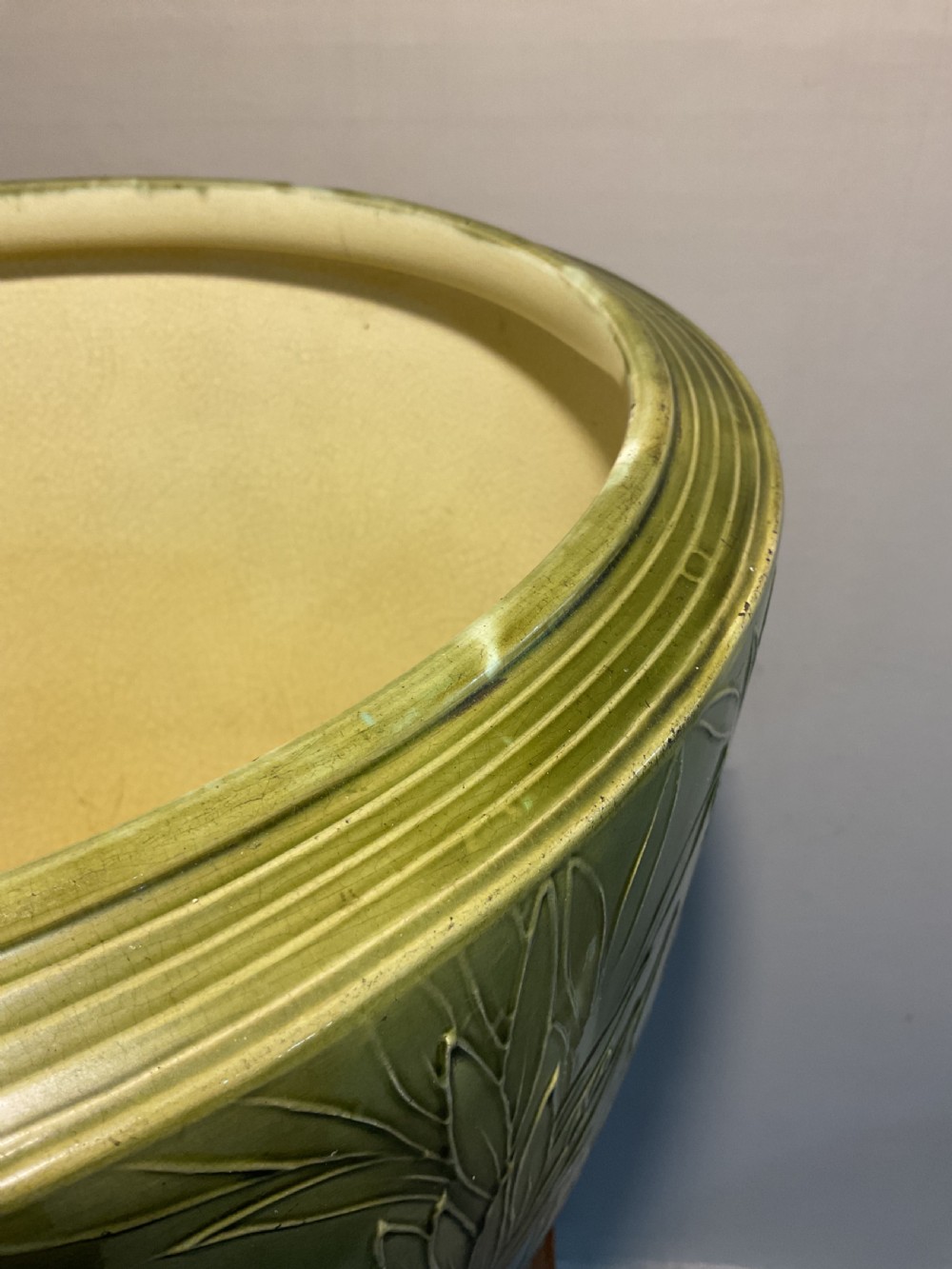 Large Minton majolica jardinier View VI