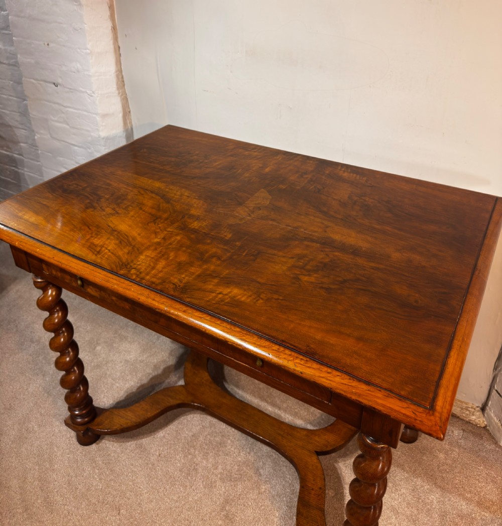 A 19th century walnut side table View III