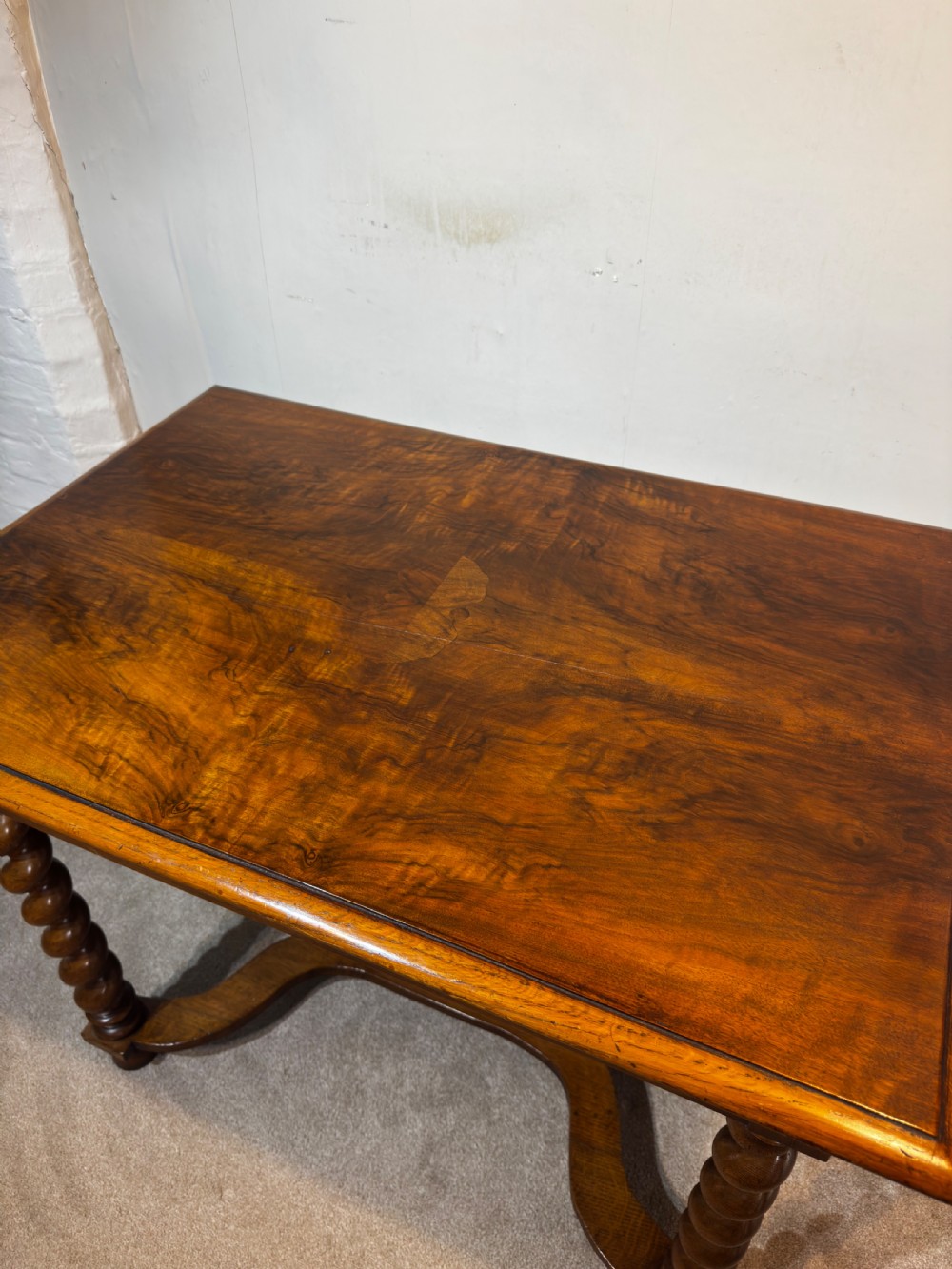 A 19th century walnut side table View IV