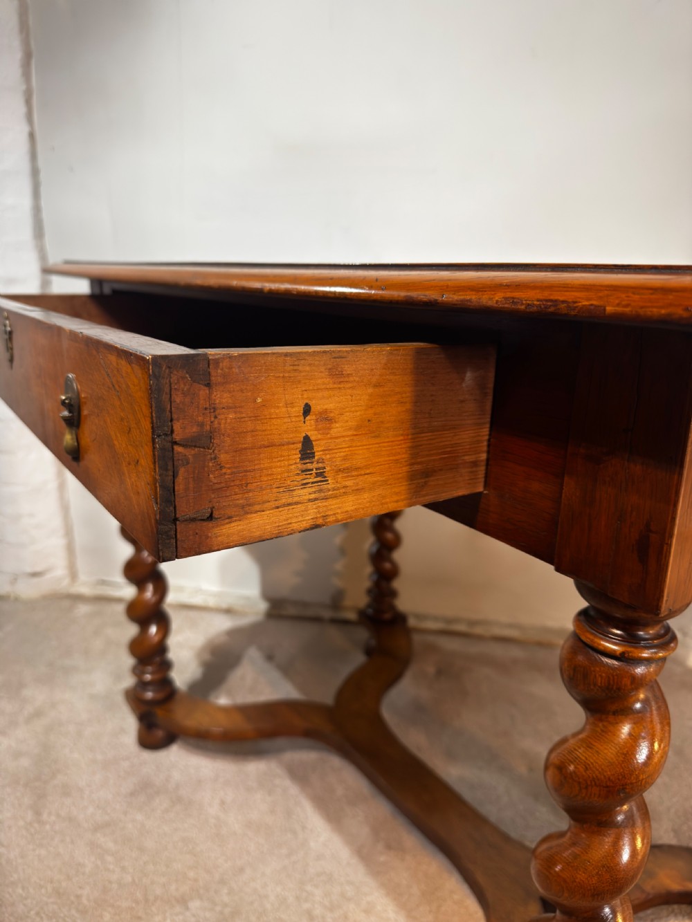 A 19th century walnut side table View VII