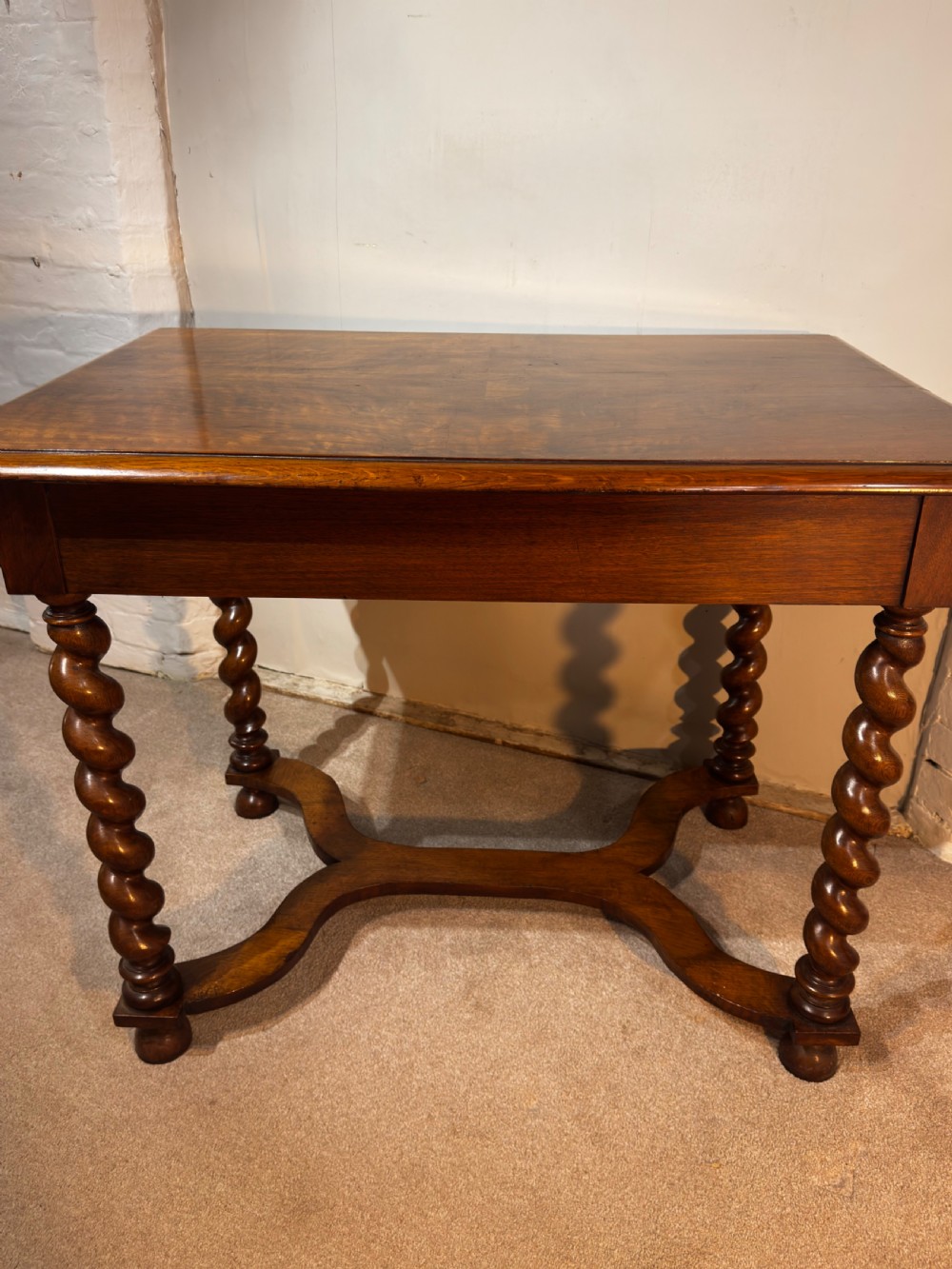 A 19th century walnut side table View VIII
